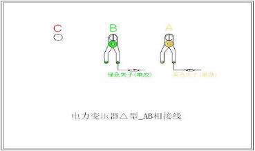 变压器绕组变形测试仪电力变压器△型_AB相接线图