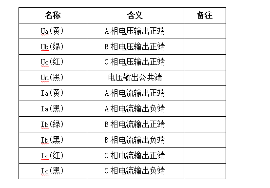 单相程控精密测试电源接线端子说明